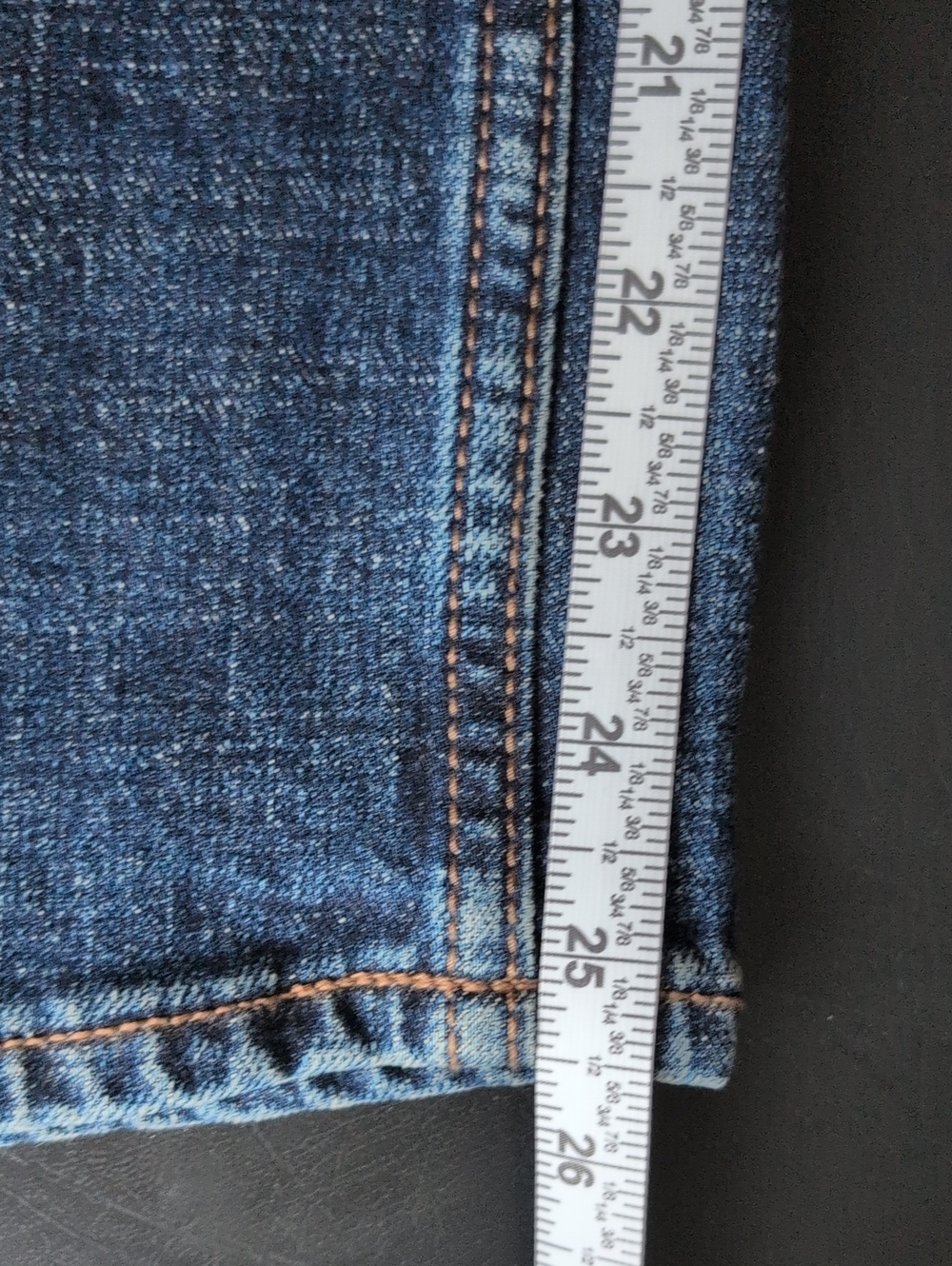 Old Navy Women's Dark Blue Barrel Leg Jeans - Picture 9 of 10